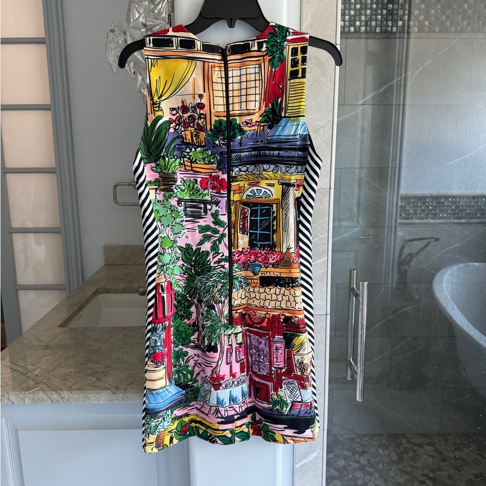 Alice + Olivia Coley Printed Sleeveless Mini Dress - Picture 12 of 12